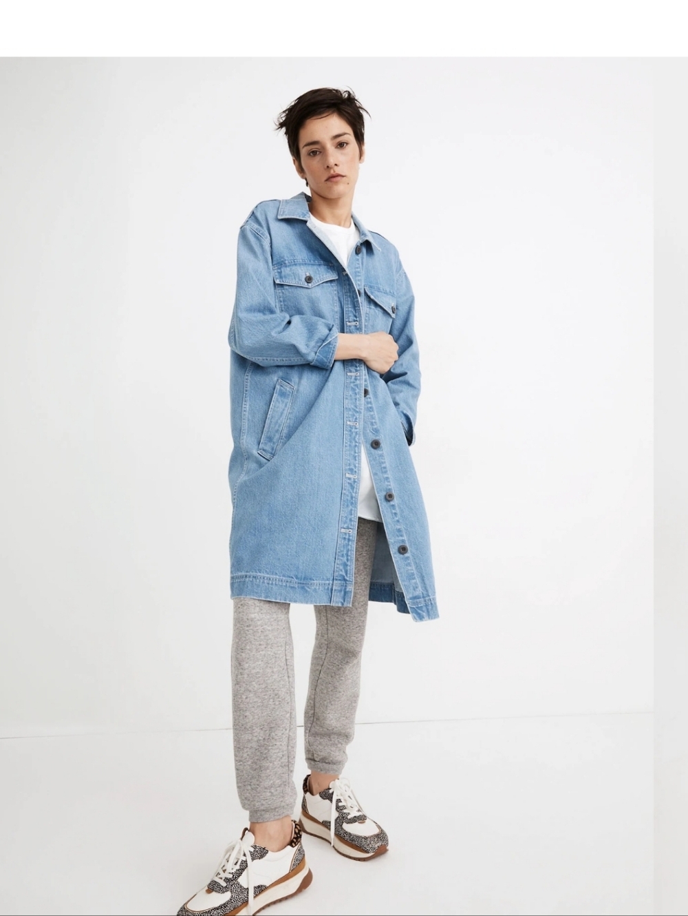 Madewell Denim Duster Jacket
